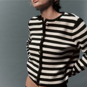 H&M Striped Cardigan - XS